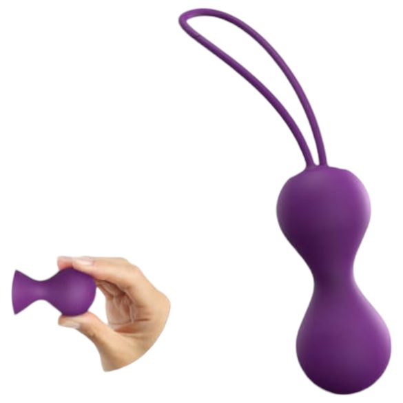 Amor a Amor Joia - dueto de bolas geisha em silicone (roxo)