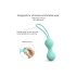 Joia do Amor - Duo de Bolas de Silicone em Menta