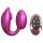 Vibrador metálico rosa para ponto G e clitóris Wonderlover