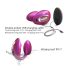 Vibrador metálico rosa para ponto G e clitóris Wonderlover