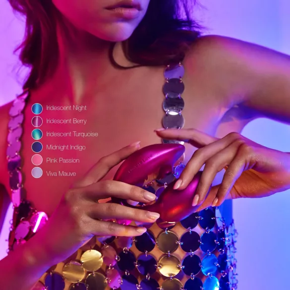 Wonderlover - vibrador ponto G e clitóris (rosa metálico)