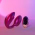 Vibrador metálico rosa para ponto G e clitóris Wonderlover