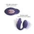 Love to Love Wonderlover - Vibrador G-ponto e clitóris (roxo escuro)