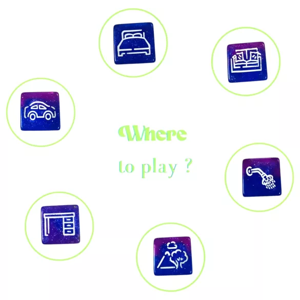 Love to Love - dados eróticos - conjunto com 3 peças