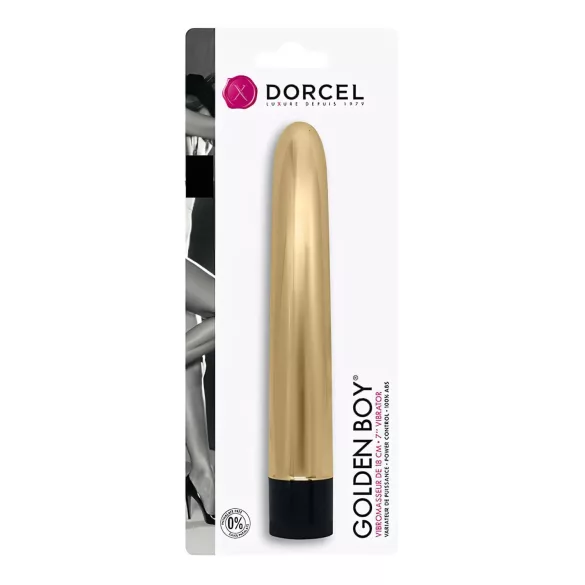 Dorcel - vibrador clássico em barra - vibração potente - dourado