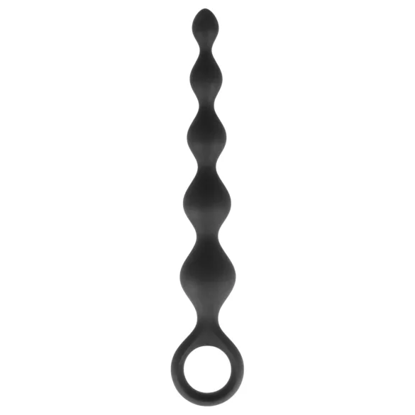 Dorcel Deep Feel - dildo anal com pérolas (preto)