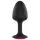 Dorcel - plug anal com pedra rosa - tamanho M - preto