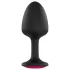 Dorcel - plug anal com pedra rosa - tamanho M - preto