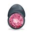 Plug Anal Geisha Ruby M - Preto com Pedra Rosa