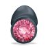 Plug Geisha Ruby L - Preto com pedra rosa
