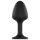 Plug Anal Diamante Geisha XL - Preta com Pedra Branca