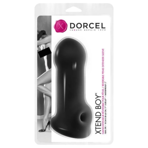 Dorcel Xtend Boy - capa peniana em silicone (preta)