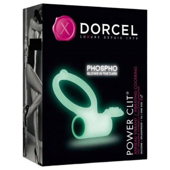Dorcel - Anel Vibratório Fosforescente (branco)