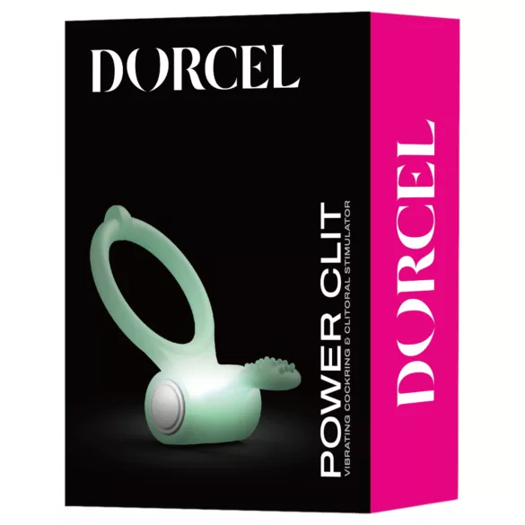 Dorcel - anel peniano vibratório fosforescente - silicone branco