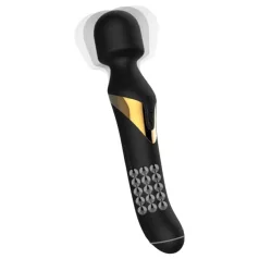   Dorcel - vibrador massajador 2 em 1 - estimulação dupla - silicone preto