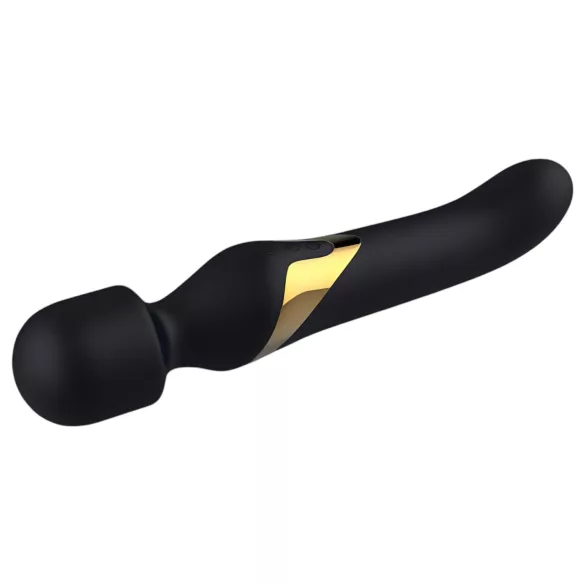 Dorcel - vibrador massajador 2 em 1 - estimulação dupla - silicone preto
