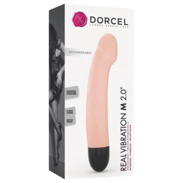 Vibração Real M 2.0 - Vibrador Recarregável (natural)