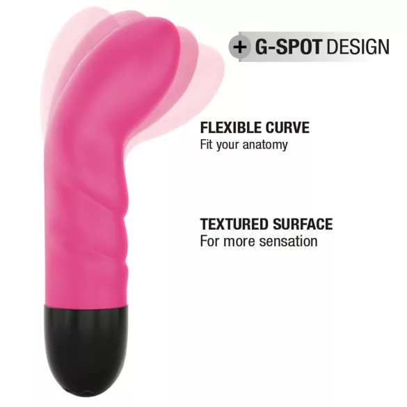 Dorcel Expert G 2.0 - Vibrador recarregável para o ponto G (rosa)
