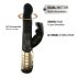 Dorcel Baby Rabbit 2.0 - Vibrador c/ estimulador (preto-dourado)