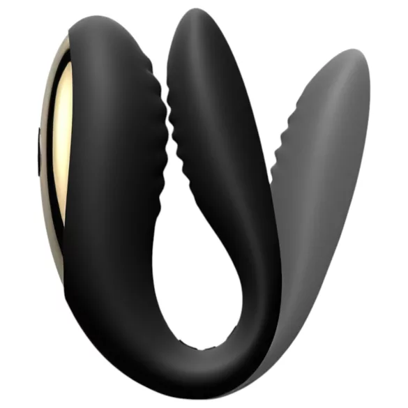 Dorcel Perfect Lover - vibrador casal recarregável controle remoto - preto