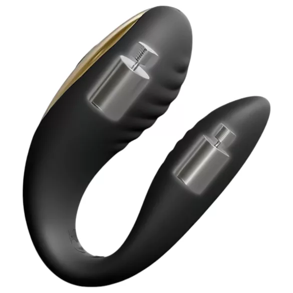 Dorcel Perfect Lover - vibrador casal recarregável controle remoto - preto