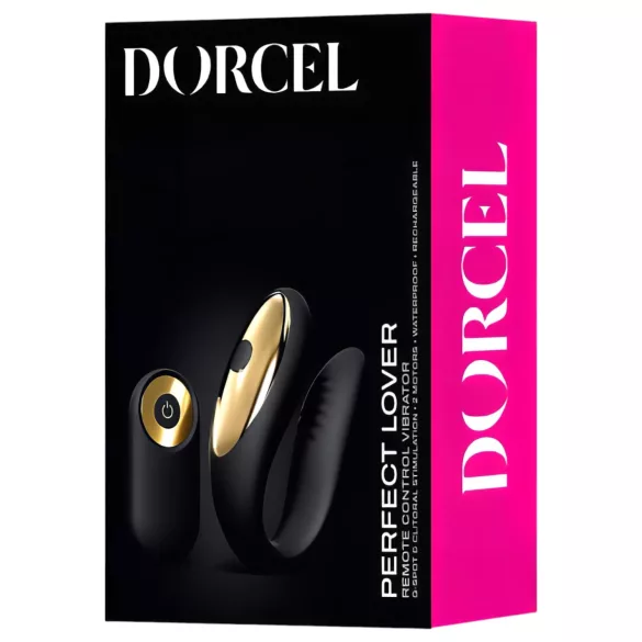 Dorcel Perfect Lover - vibrador casal recarregável controle remoto - preto