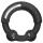 Dorcel Stronger Ring - anel peniano com inserto metálico - silicone preto