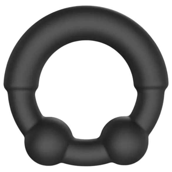 Dorcel Stronger Ring - anel peniano com inserto metálico - silicone preto