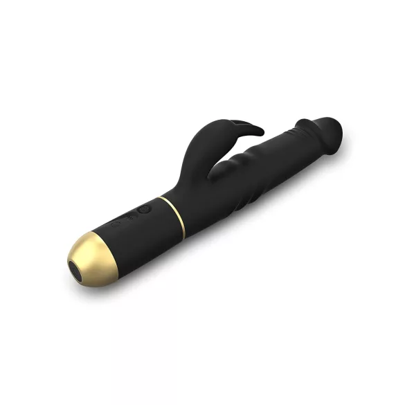 Dorcel - vibrador rabbit com função de impulso e estimulador clitóris - preto