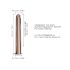 Dorcel Pink Lady 2.0 - Vibrador recarregável (ouro rosa)