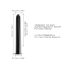 Dorcel Black Muse 2.0 - Vibrador recarregável (preto)