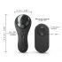 Vibrador Discreto Dorcel - Recarregável e Controlável (Preto)