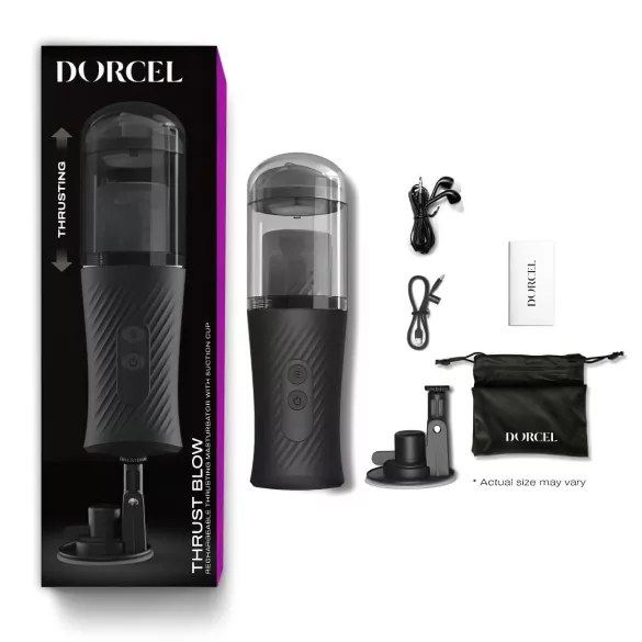 Dorcel Thrust Blow - masturbador automático recarregável - preto