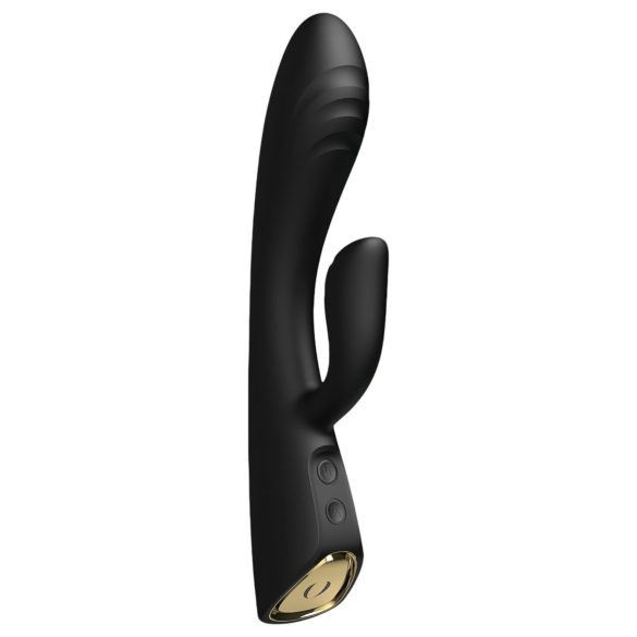 Dorcel Flexi Rabbit - Vibrador Preto com Aquecimento e Estímulo de Clitóris