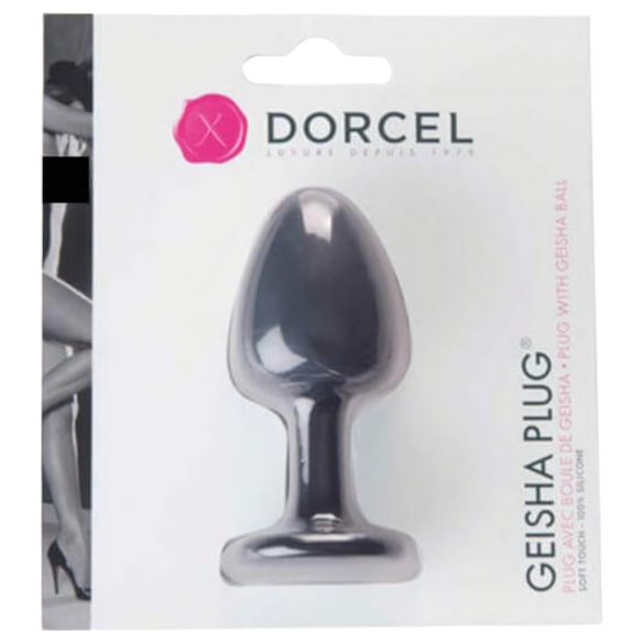 Plug Geisha Médio Dorcel - prazer sensorial em preto!