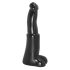 AnimHole Bull - dildo em formato de pênis de touro - 25cm (preto)
