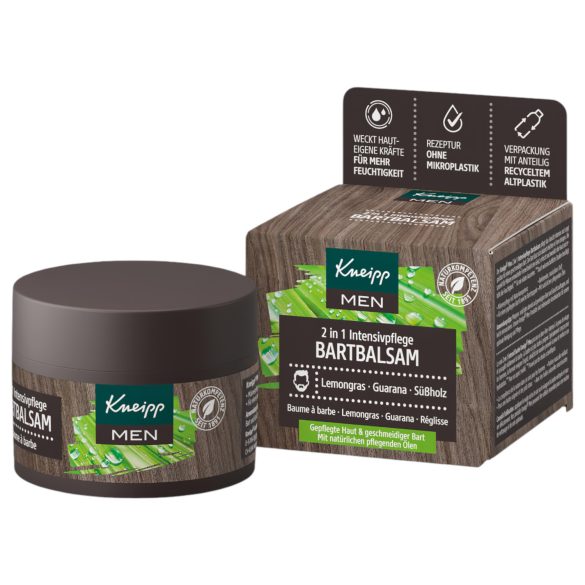 Kneipp MEN - Bálsamo Intenso para Barba 2 em 1 (50ml)