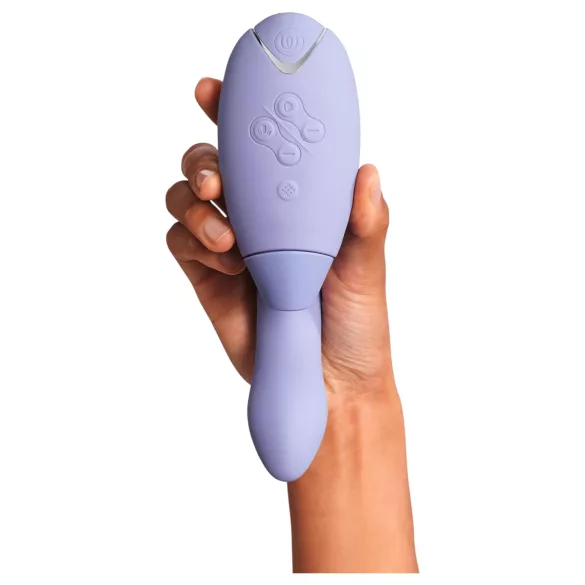 Womanizer Duo 2 - vibrador duplo ponto G e clitóris - silicone roxo