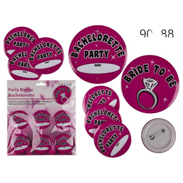 Pins para Despedida de Solteira (rosa)