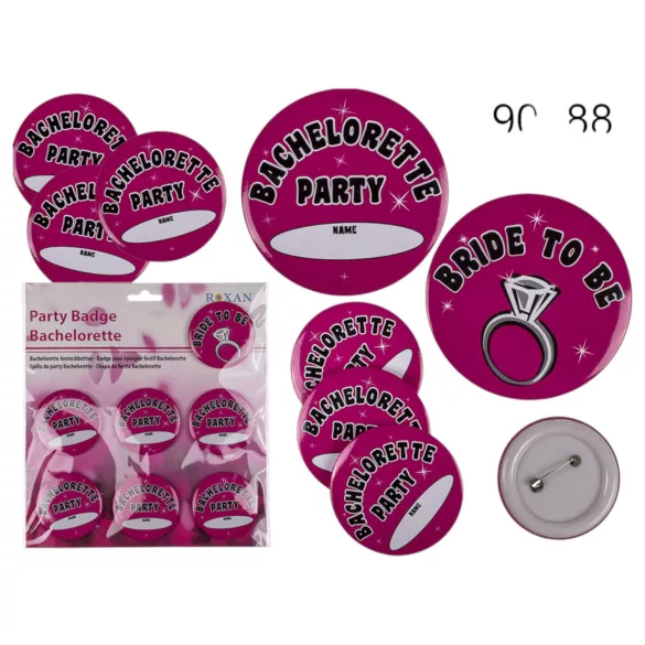 Broches para despedida de solteira (rosa)