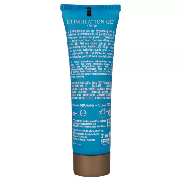 HOT Shiatsu Joyful - creme estimulante feminino - menta - 30ml