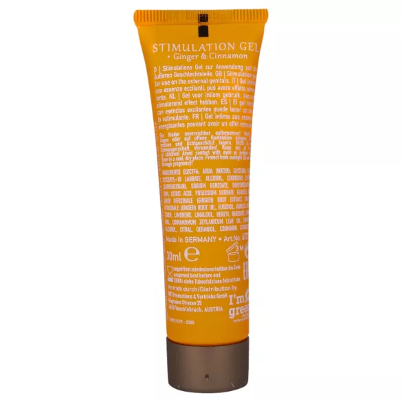 HOT Shiatsu - creme estimulante feminino - gengibre e canela - 30ml