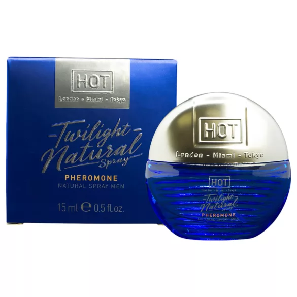 HOT Twilight Natural - perfume masculino com feromônio - sem fragrância - 15ml