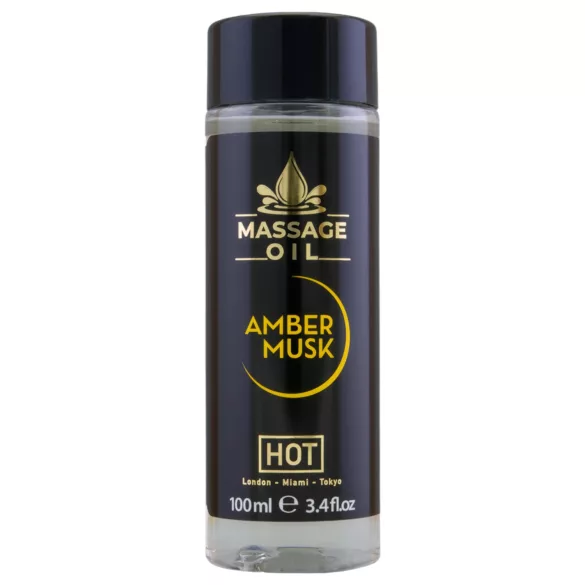 HOT - óleo de massagem corporal - âmbar e almíscar (100ml)