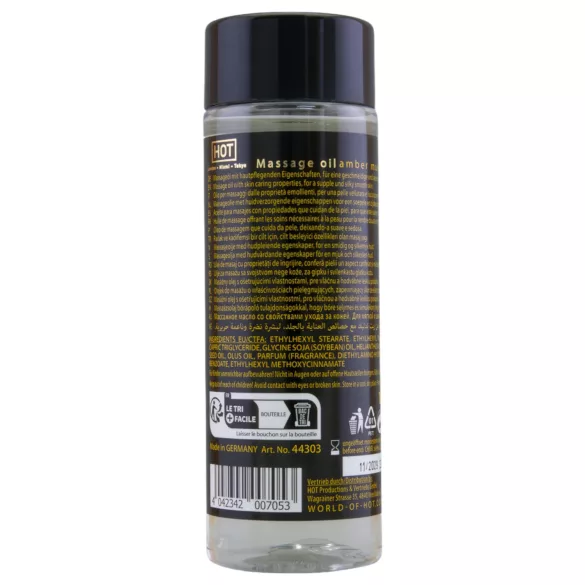 HOT - óleo de massagem corporal - âmbar e almíscar (100ml)