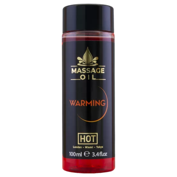 HOT - óleo de massagem corporal com efeito quente - 100ml