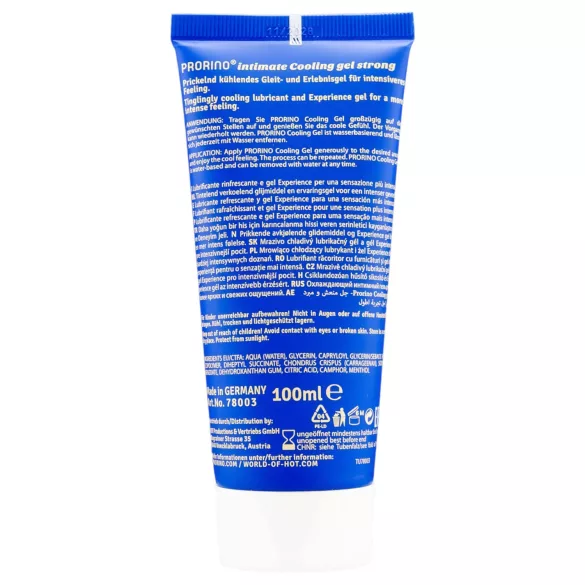 HOT Prorino - creme íntimo masculino efeito refrescante 100ml