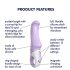 Satisfyer Charming Smile - vibrador recarregável para ponto G, à prova d'água (roxo)