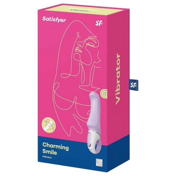 Satisfyer Charming Smile - vibrador recarregável para ponto G, à prova d'água (roxo)
