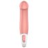Satisfyer Master - vibrador à prova d'água recarregável (natural)